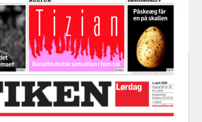 Forsiden af Politiken