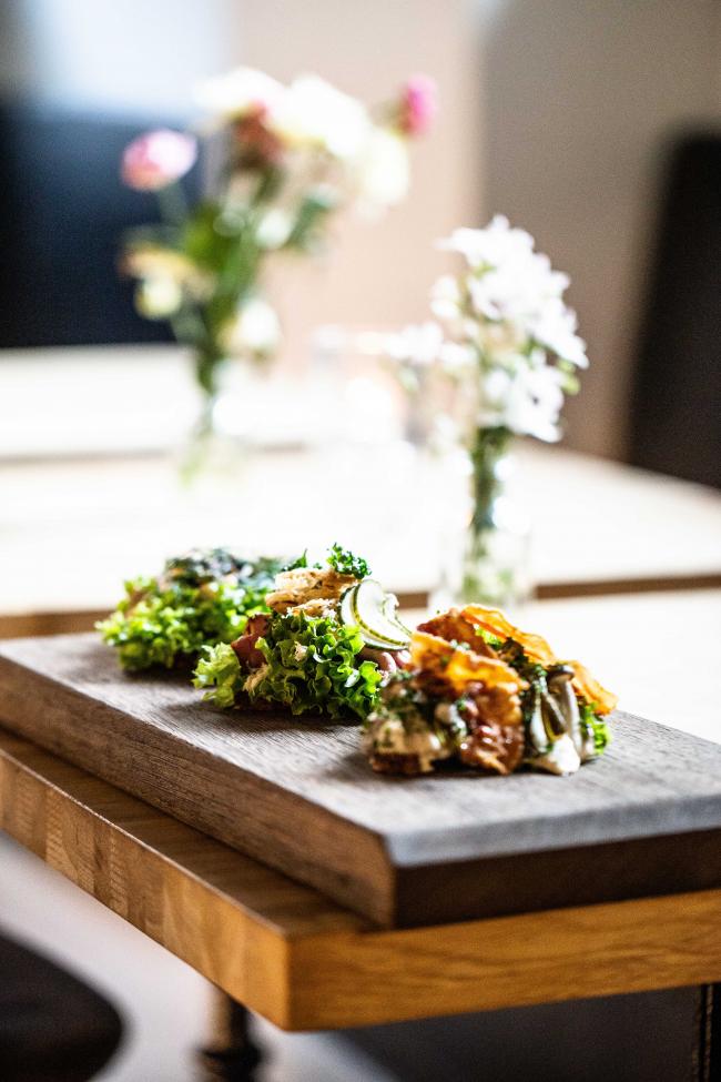 Smørrebrød hos Frksbrg