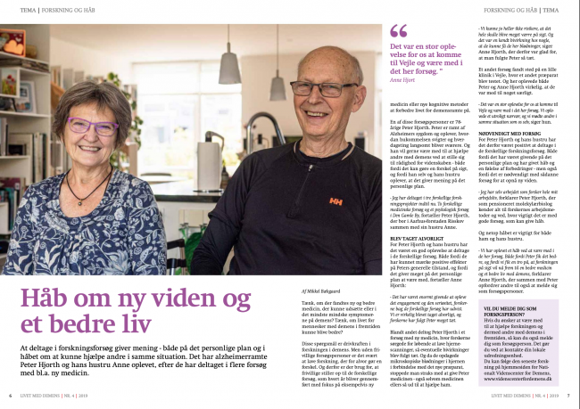 Artikel med Peter og Anne