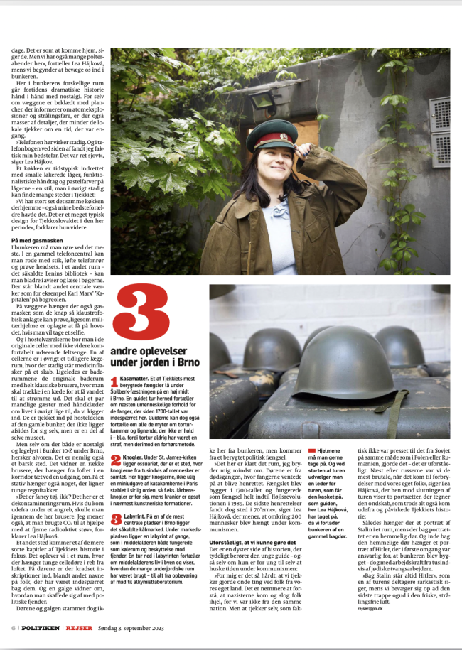Side fra politiken