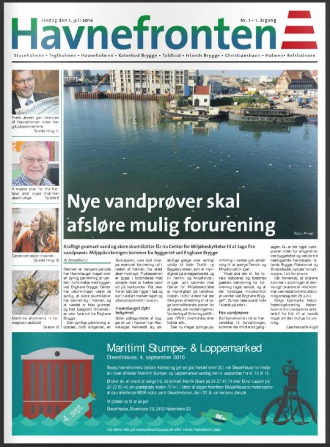 Forside af Havnefronten
