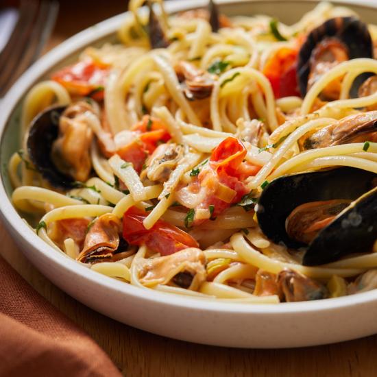 Pasta med muslinger