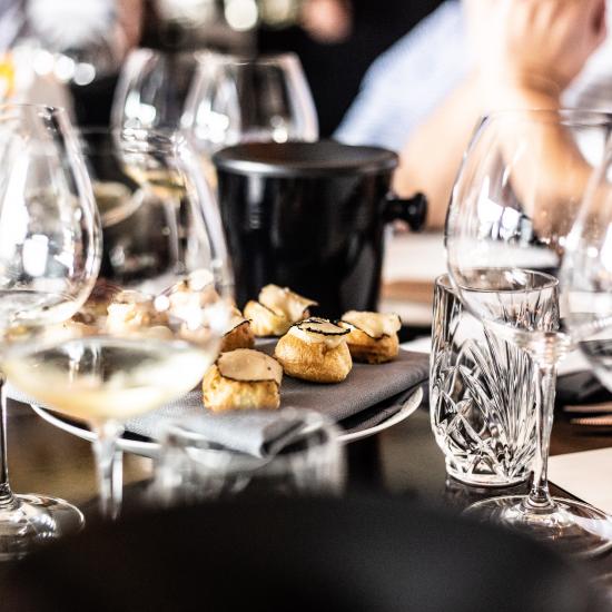 Bourgogne-vinsmagning på Restaurant Marchal